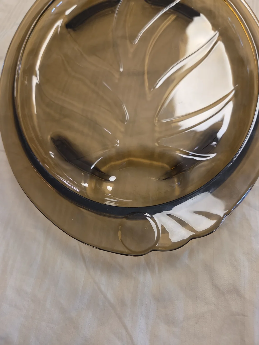 Pyrex 815 Amber Brown Oval Glass Meat Serving Platter 14.5